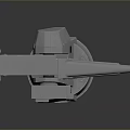 laser tower turret turntable sci-fi tower defense game tower defense sci-fi turret game turret game turret 3d model
