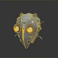 Sci-Fi Helmet Alien Helmet-Helmet High Tech Helmet Game Helmet 3d model