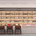 Spacious Modern Tobacco and Liquor Store with Shelves Counter and Displayed Products