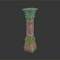 Columns Stone Columns Stone Columns Old Columns Roman Columns Roman Columns Classical Columns Greek Columns 3d model