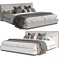 Double bed 3d model