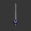 Ancient Sword Game Swordsman Magic Sword 3d model