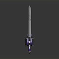 Ancient Sword Game Swordsman Magic Sword 3d model