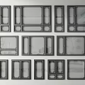windows retro windows casement windows sliding windows doors and windows floor-to-ceiling windows 3d model