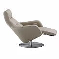 Modern Leather Office Chairs With Swivel Base And Reclining Feature 3d model
