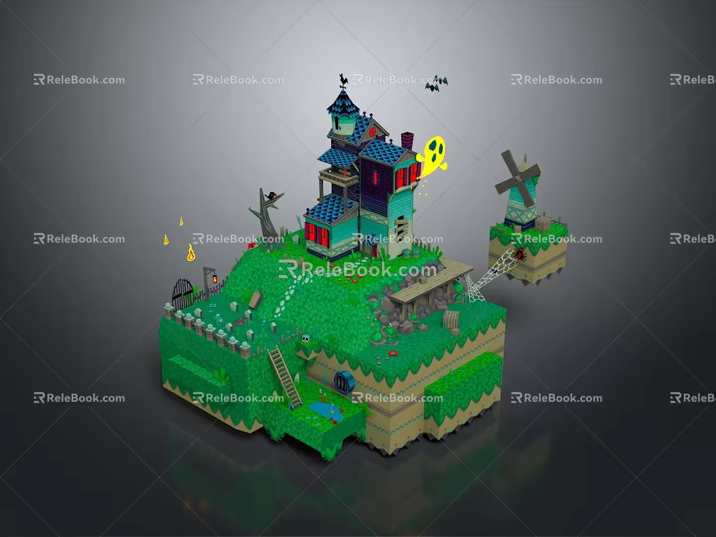Game Environment Game Scene Fairy Tale Scene Fairy Tale Magic Scene Magic Item Fantasy Scene 3d model