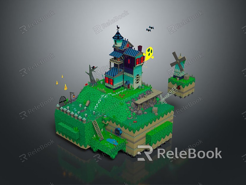 Game Environment Game Scene Fairy Tale Scene Fairy Tale Magic Scene Magic Item Fantasy Scene model