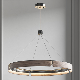 Modern chandelier 3d model