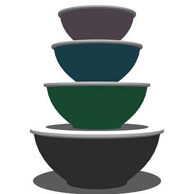 Modern Tableware 3d model Modern Tableware 3d model