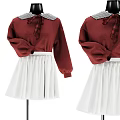Modern Model Clothing Model 3d model
