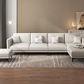 Modern Combination Sofa Multiplayer Sofa 3d model
