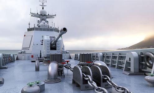 Modern Warship Yinchuan 3d model