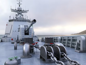 Modern Warship Yinchuan 3d model