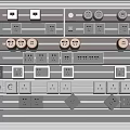 Modern Socket Switch Socket Mobile Rail Socket 3d model
