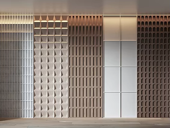 Wood veneer modeling wallboard decorative wallboard modeling wallboard modeling wallboard 3d model