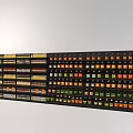 Display cabinet shelf seasoning grain and oil supermarket shelf 3d model