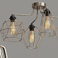 Modern Ceiling Lamp Metal Multi Head Ceiling Lamp 3d model