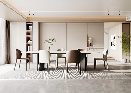 Modern Restaurant 3d model