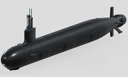 Modern Submarine 3d model