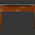 Elegant Classic Mahogany Wooden Table With Intricate Carved Legs And Smooth Surface