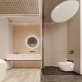 Modern Beauty and Hair Salon Interior With Treatment Bed Bathtub And Mirror
