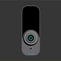 Smart Door Lock With Fingerprint Recognition Password And Colorful Display Screen