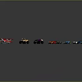 Colorful Toy Cars Collection With Various Models And Vibrant Colors