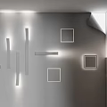 Modern Minimalist Wall Lights With Geometric Shapes For White Wall Interior Lighting