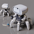 Modern robot robot ornaments 3d model