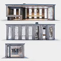 Modern Wooden Cabin With Large Windows Open Interior And Sloped Roof Chimney
