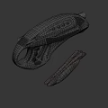 Weapons of the Future Pistol 3d model