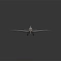 Vintage Passenger Plane Featuring Single Propeller Biplane Wings And Retro Fuselage Design 3d model