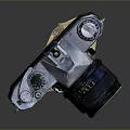 Yashica TL SUPER Vintage Electronic Camera With Retro Design And Mechanical Controls