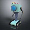 Robot Assistant Small Robot Butler Robot Butler Figure Game Figure 3d model