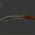 High Quality Tactical Weapon Knife Featuring Serrated Blade And Red Wooden Handle