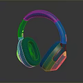 Blue Over Ear Headphones With Modern Sleek Design And Comfortable Fit