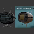 Vintage Television Model TR-005 Orbitel With Antenna And Original Packaging Box