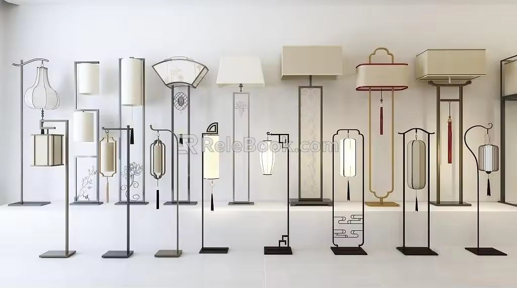 Floor lamp 3d model