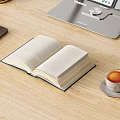 Modern decoration combination computer table decoration combination 3d model