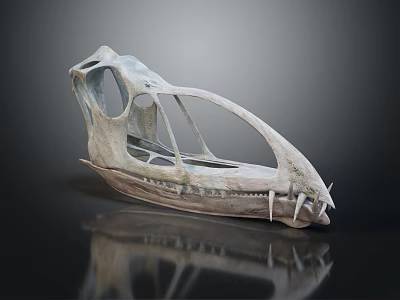3D Model of Modern Medical Device Framework with Hollow Structure and Textured Surface 3d model