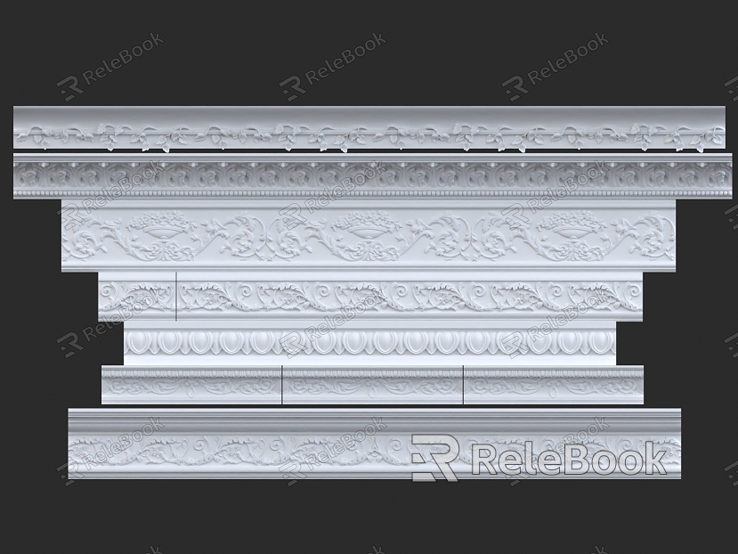 Gypsum Line Corner Waist Line model