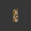 Orange And White Household Batteries Stacked Into Different Shapes With Various Heights On Gray Background