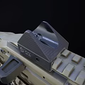 Modern Tactical Desert Tan Pistol With Rail System Sight Magazine And Bullets