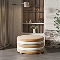 Modern sofa stool side corner table 3d model