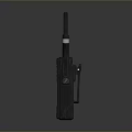 Black Handheld Weapon Communication Radio Motorola with Antenna Display and Buttons