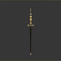 Scepter Ancient Scepter Cane Ancient Scepter Magic Scepter Metal Scepter Classical Scepter Magic Scepter 3d model