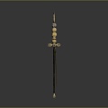 Scepter Ancient Scepter Cane Ancient Scepter Magic Scepter Metal Scepter Classical Scepter Magic Scepter 3d model