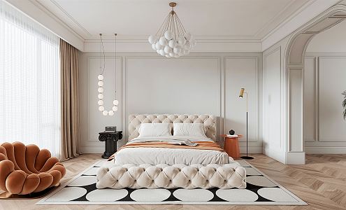 French Bedroom 3d model