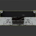 Industrial Metal Frame Structural Component With Panel Brackets And Vents