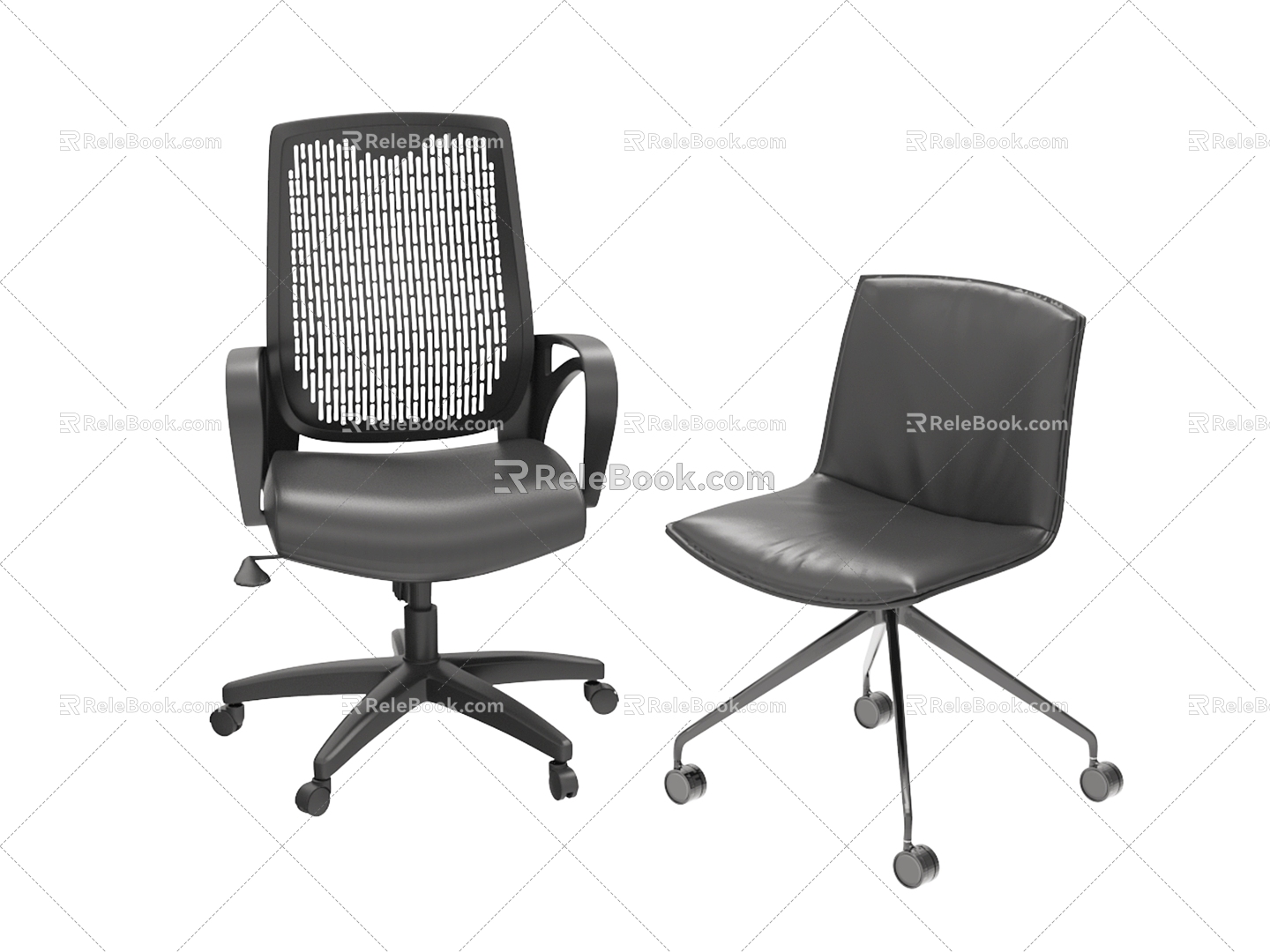 Furniture office chair 3d model